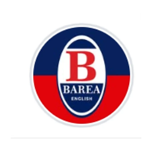 Logo de Barea English, cliente da Preâmbulo Marketing